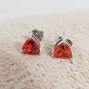 Fire Opal Earring